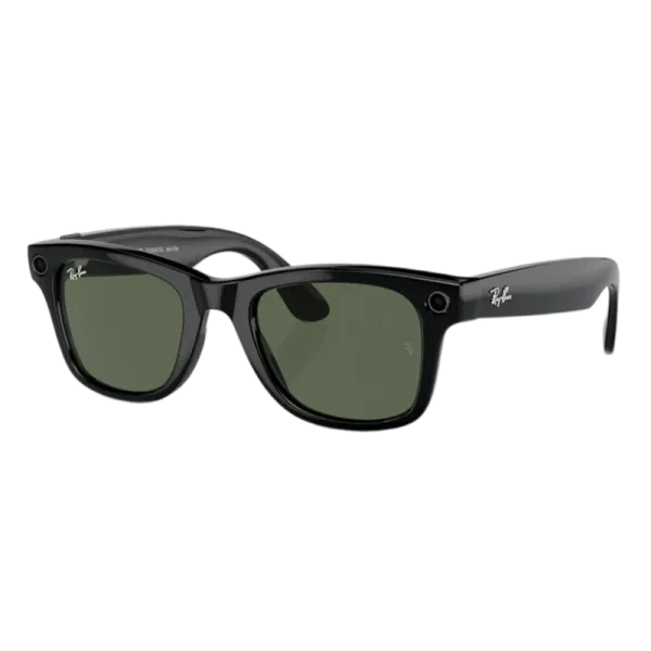 Очки Ray-Ban Meta Wayfarer RW4006 Shiny Black/G15 Green M (S50)